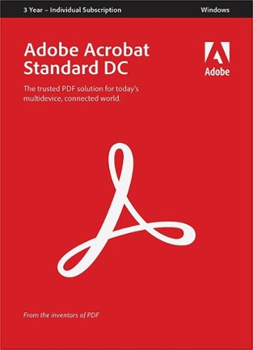 Adobe Acrobat Standard DC (3-Year Subscription) - Windows