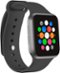 Modal™ - Silicone Band for Apple Watch 42, 44, 45mm (Series 1-8) and Apple Watch Ultra 49mm - Dark Gray-Angle_Standard