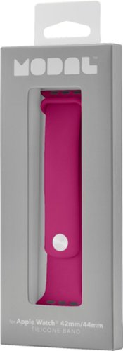 Modal™ - Silicone Watch Band for Apple Watch 42, 44, 45mm (Series 1-8) and Apple Watch Ultra 49mm - Pink-Alt_View_Standard_16 