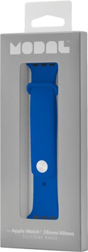 Modal™ - Silicone Band for Apple Watch 38mm, 40mm, 41mm and Apple Watch Series 8 41mm - Bright Blue-Alt_View_Standard_16 