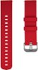 Modal™ - Silicone Watch Band for Samsung Galaxy Watch, Galaxy Watch3, Galaxy Watch4, Galaxy Active, and Galaxy Active 2 - Candy Apple Red-Angle_Standard