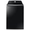 Samsung - 4.5 Cu. Ft. High Efficiency Top Load Washer with Active WaterJet - Brushed Black-Front_Standard