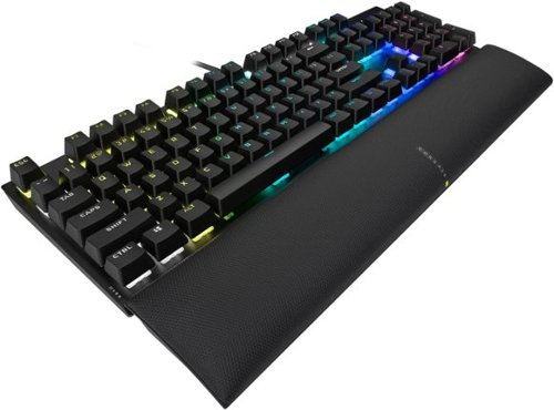 CORSAIR - K60 RGB Pro SE Teclado para juegos lineal de viola cereza mecánica con cable de tamaño completo con teclas PBT de doble disparo