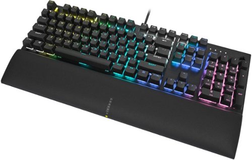 CORSAIR - K60 RGB Pro SE Teclado para juegos lineal de viola cereza mecánica con cable de tamaño completo con teclas PBT de doble disparo