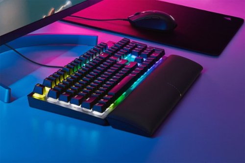 CORSAIR - K60 RGB Pro SE Teclado para juegos lineal de viola cereza mecánica con cable de tamaño completo con teclas PBT de doble disparo