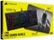 CORSAIR - PRO GAMING BUNDLE, 2020 Edition: K65 LUX RGB Keyboard, M55 RGB PRO Mouse, MM150 Ultra-thin Mousepad-Front_Standard