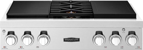 SKS - 36" Dual-Fuel Pro Rangetop with Sous Vide and Induction - Stainless Steel