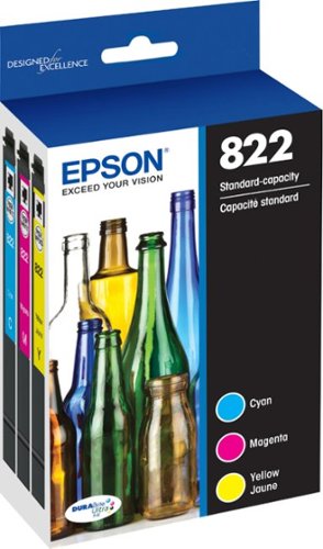 Epson - T822 3 - Pack Standard Capacity Multi Ink Cartridges