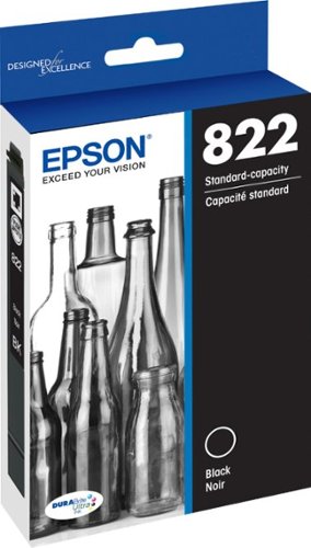 Epson - T822 Standard Capacity Ink Cartridge - Black