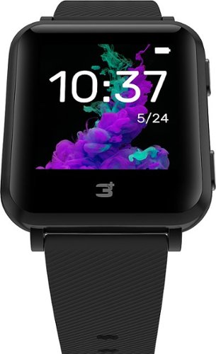 3Plus Vibe Plus Smartwatch 36mm - Aluminum - Black WORLDWIDE DELIVERY