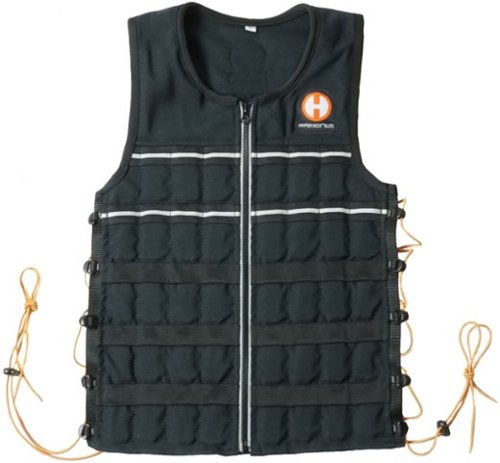 HyperWear - Hyper Vest ELITE thin 10lb unisex weight vest - Black