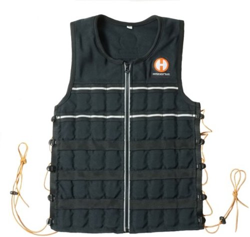 HyperWear - Hyper Vest ELITE thin 10lb unisex weight vest - Black