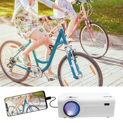 Core Innovations 150” LCD Home Theater Projector - White WHERE TO BUY