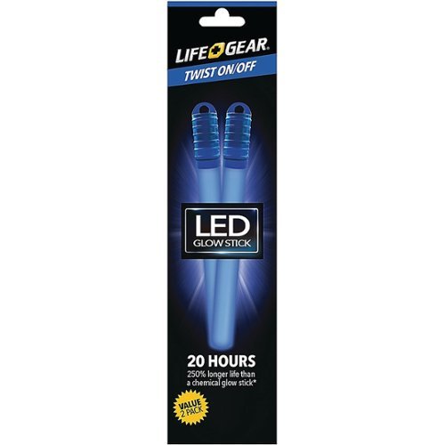 Life+Gear - Life+Gear LED Reusable Glow Stick - 2pk - Assorted - Assorted