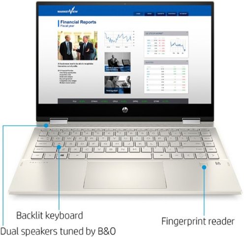 HP Pavilion x360 2-in-1 14 Touch-Screen Laptop - Intel Core i5 - 8GB Memory - 256GB SSD - Warm Gold SHOP ONLINE