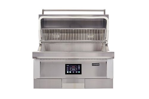 Coyote Outdoor Living - 36-Inch Outdoor Pellet Grill with Smart Drop Pellet feed and Versa-Rack for multiple cooking surfaces - Stainless Steel-Alt_View_Standard_12 