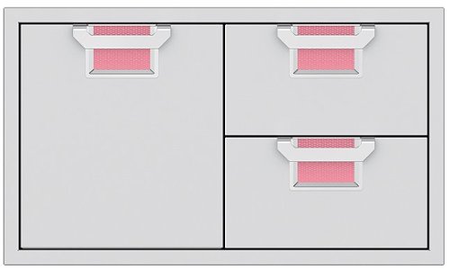 Aspire by Hestan - Aspire AESDR Series 36" Double Drawer and Storage Door Combination - Reef