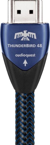 AudioQuest - ThunderBird 5' 4K-8K-10K 48Gbps HDMI Cable - Blue/Black