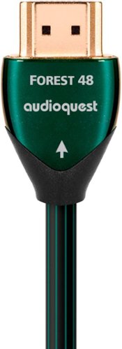 AudioQuest - Forest 10' 4K-8K-10K 48Gbps In-Wall HDMI Cable - Green/Black