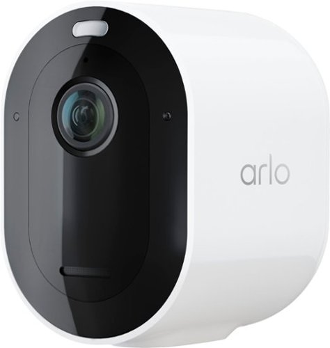 Arlo - Pro 4 Spotlight Camera, 1 Pack - VMC4050P - White