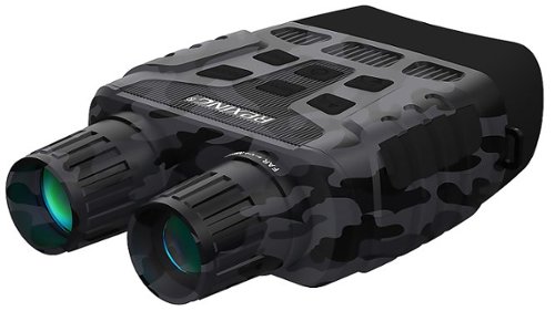 Rexing - B1 10 x 25 Digital Night Vision Binoculars, Infrared (IR) Digital Camera - Camo
