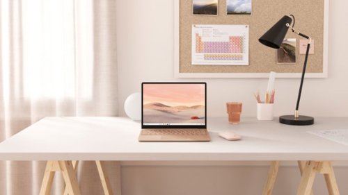 Microsoft Surface Laptop Go - 12.4 Touch-Screen - Intel 10th Generation Core i5 - 8GB Memory - 256GB Solid State Drive - Sandstone BUY ONLINE