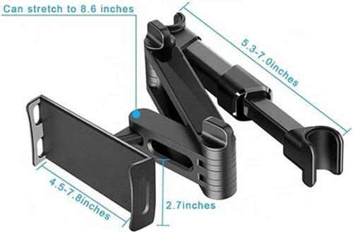SaharaCase Headrest Car Mount for Most Cell Phones and Tablets - Black HOW TO BUY