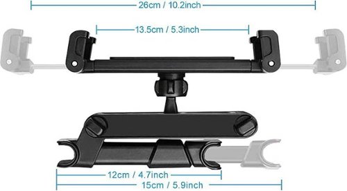SaharaCase Headrest Car Mount for Most Cell Phones and Tablets - Black SHOP ONLINE
