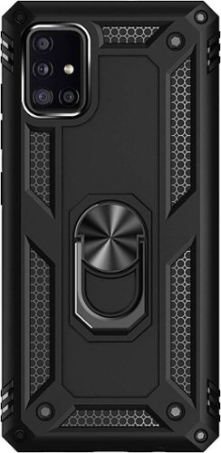 SaharaCase - Military Kickstand Series Carrying Case for Samsung Galaxy A51 5G - Black