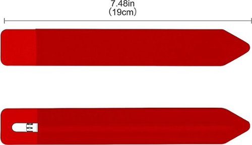 SaharaCase Adhesive Pouch Case for Apple Pencil and Samsung Stylus Pen - Red WORLDWIDE DELIVERY