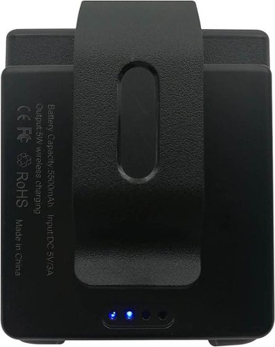 SaharaCase - 5500 mAh Portable Charger for Samsung Galaxy Z Flip/Z Flip 5G - Black-Front_Standard 