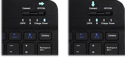 SaharaCase Wireless Bluetooth Keyboard for Most Tablets and Computers - Black WHERE TO BUY
