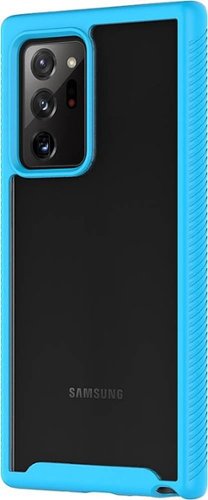 SaharaCase - GRIP Series Carrying Case for Samsung Galaxy Note20 Ultra 5G - Aqua/Clear