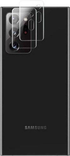 SaharaCase - ZeroDamage HD FlexiGlass Lens Hood for Samsung Galaxy Note 20 Ultra Camera Lenses (2-Pack) - Clear