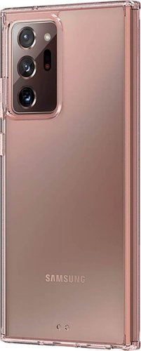 SaharaCase - Hard Shell Series Case for Samsung Galaxy Note20 Ultra 5G - Rose Gold/Clear-Left_Standard 
