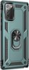 SaharaCase - Military Kickstand Series Carrying Case for Samsung Galaxy Note20 - Green-Angle_Standard