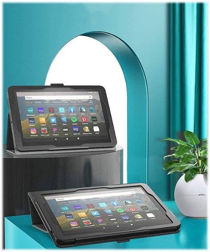 SaharaCase Folio Case for Amazon Kindle Fire HD 8 and Fire HD 8 Plus (2020-2024) - Black SHOP ONLINE