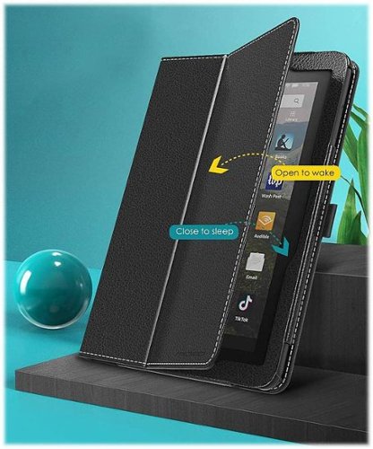 SaharaCase Folio Case for Amazon Kindle Fire HD 8 and Fire HD 8 Plus (2020-2024) - Black BUY IN EUROPE