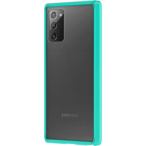 SaharaCase - Hard Shell Series Case for Samsung Galaxy Note20 5G - Teal/Clear