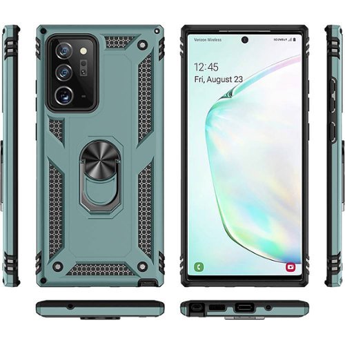 SaharaCase Military Kickstand Series Carrying Case for Samsung Galaxy Note20 Ultra - Midnight Green BUY ONLINE