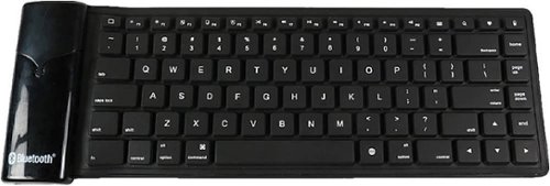 SaharaCase - Flexible Bluetooth Keyboard for Most Tablets and Computers - Black-Front_Standard 