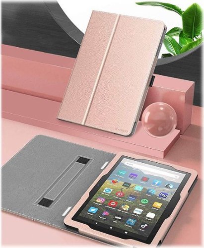 SaharaCase Folio Case for Amazon Kindle Fire HD 8 and Fire HD 8 Plus (2020-2024) - Rose Gold HOW TO BUY