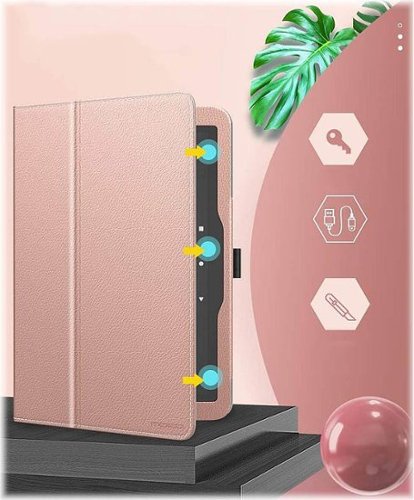 SaharaCase Folio Case for Amazon Kindle Fire HD 8 and Fire HD 8 Plus (2020-2024) - Rose Gold BUY ONLINE