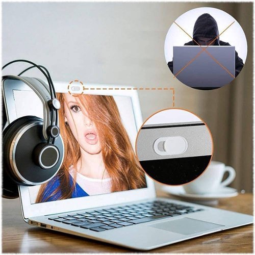 SaharaCase Anti-Spy Privacy Camera Webcam Cover (6-Pack) - Silver GLOBAL SHIPPING