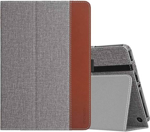 SaharaCase Folio Case for Amazon Kindle Fire HD 8 and Fire HD 8 Plus (2020-2024) - Gray WORLDWIDE DELIVERY