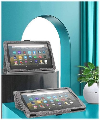 SaharaCase Folio Case for Amazon Kindle Fire HD 8 and Fire HD 8 Plus (2020-2024) - Gray HOW TO BUY
