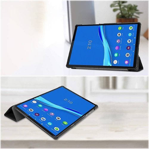 SaharaCase Folio Case for Lenovo Smart Tab M10 FHD Plus (2nd Gen) - Black GLOBAL SHIPPING
