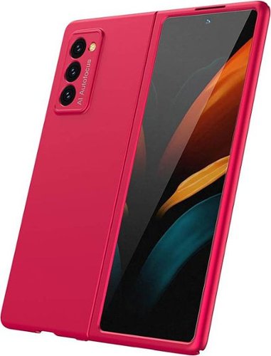 SaharaCase - Classic Series Carrying Case for Samsung Galaxy Z Fold2 5G - Red-Left_Standard 