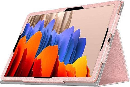 SaharaCase - Folio Case for Samsung Galaxy Tab S7 and Tab S8 - Pink-Left_Standard 