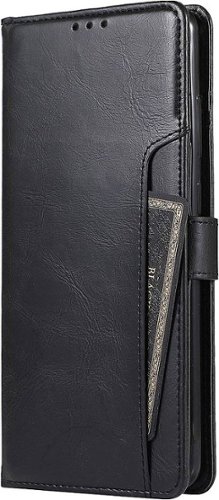 SaharaCase - Folio Wallet Case for Samsung Galaxy Note20 5G - Black
